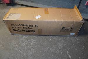 lot 11 image: 6-6.5 Foot Prelit Multi-Color Christmas Tree