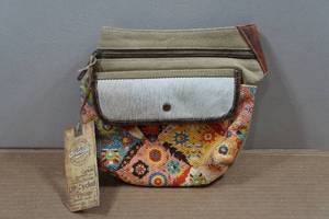 lot 49 image: SixTease Upcycled Canvas Fanny Pack