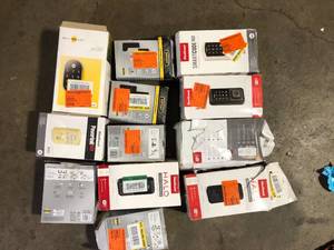 lot 8 image: Lot of Assorted Digital Door Locks and Handles Various Models and Conditions Customer Returns See Pictures