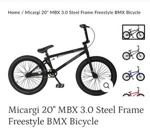 lot 14 image: Micargi 20 BMX bike