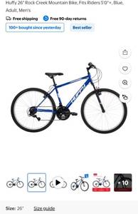 lot 15 image: 26 rock creek mountain bike