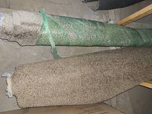 lot 46 image: 2 carpet remnant rolls