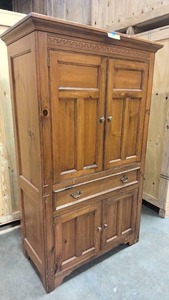 lot 14 image: Solid wood Pennsylvania House Armoire  Entertainment Center