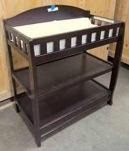 lot 229 image: Delta Children Wilmington Changing table with water resistant changing pad