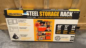 lot 47 image: Steel Storage Rack still new in the box