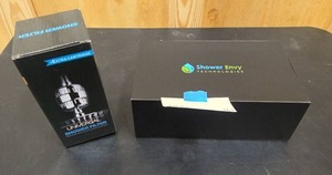 lot 161 image: Shower Envy Shower head, and replacement filter