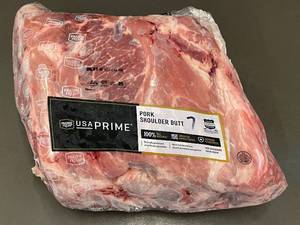 lot 11 image: C - Pork Shoulder Butt - 7 LBs Prairie Fresh USA Prime