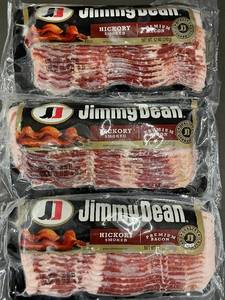 lot 76 image: I - Bacon - Jimmy Dean Hickory Smoked Premium (3-Pack, 12 oz each)