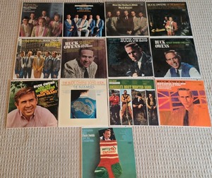 lot 75K image: LL-FR - Collection of 13 Buck Owens Vinyl Albums