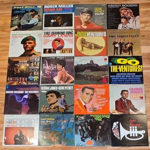 lot 92K image: K - Collection of 20 Vintage Vinyl Record Albums Assorted Artists