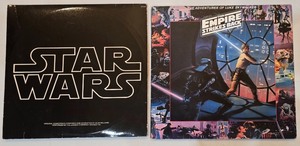 lot 99K image: K - Star Wars and Empire Strikes Back Vinyl Records Set