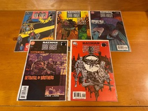 lot 12 image: Five Batman Legends of the Darknight Comic Books