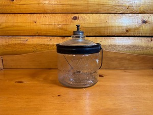 lot 23 image: Vintage Perfection Stove Co. Glass Kerosene JarTank from the early 1900s