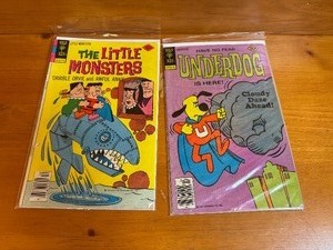 lot 30 image: 1977 Classic Comic Books - Underdog and The Little Monsters