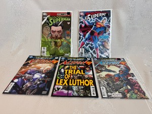lot 65 image: Superman DC Comic Books (Qty 5)
