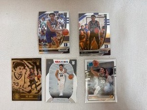 lot 68 image: Five Minnesota Local Hero - Tre Jones Cards