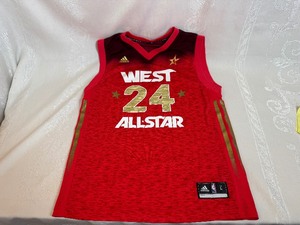 lot 70 image: Kobe Bryant #24 Adidas NBA West All-Star Game Jersey (Size Large)