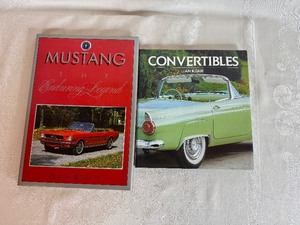 lot 102 image: Mustang and Convertibles Hard Cover Books