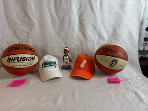 lot 145 image: MN Lynx Team Memorabilia Autographed Basketballs, WNBA Champions Baseball Caps and Bobblehead
