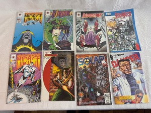 lot 159 image: Vintage Comic Books Valiant (6), Dark Horse (1), Image (1)