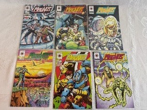 lot 160 image: Vintage Valiant Magnus Robot Fighter Comic Books (6)