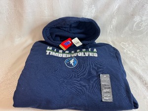 lot 166 image: New MN Timberwolves Hoodie Size 2XL
