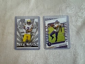 lot 191 image: Two Justin Jefferson Cards 2020 Leaf and 2024 Panini