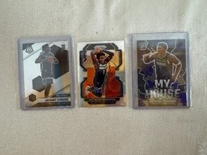 lot 193 image: Three Anthony Edwards Cards 2020-21 Panini, 2021022 Panini, 2022-23 Panini