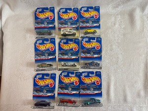 lot 196 image: 1998 Hot Wheels 1st Editions #9, #10, #11, #18, #19, #20, # 24, #25, #26 (Qty 9)