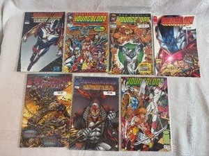lot 212 image: Seven Youngblood Comic Books