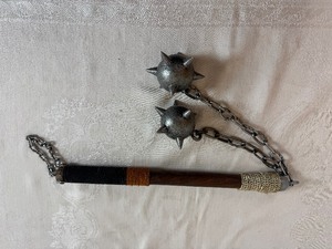 lot 226 image: Medieval Flail (Morning Star)