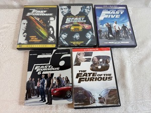 lot 239 image: Five Fast and Furious DVDs