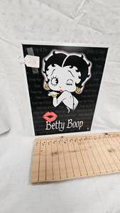 lot 218 image: 16x12 Betty Boop Metal Sign