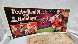 lot 230 image: 30x14 Cardboard Coca Cola Sign