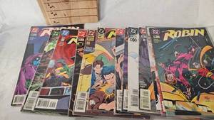 lot 351 image: 13 DC Robin Comics