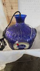 lot 369 image: Pabst Blue Ribbon Lighted Sign-Works