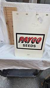 lot 380 image: Payco Seed Mud Flaps or Use as Sign