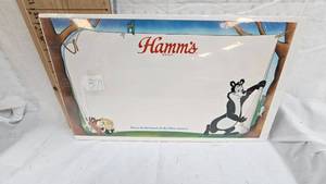 lot 379 image: 21x12 Hamms White Board Sign