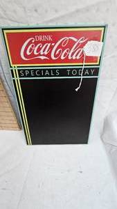 lot 388 image: 16x11 Coca Cola Menu Board