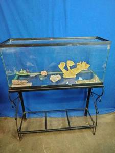 lot 39 image: Fish  Reptile Tank