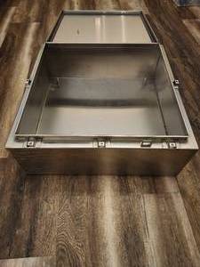lot 212 image: 24248 Stainless Steel Hoffman Electrical Enclosure