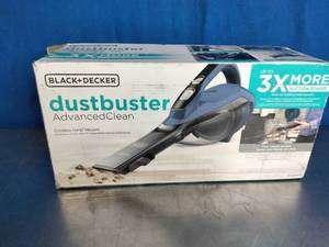 lot 13 image: BLACKDECKER dustbuster AdvancedClean cordless handheld vacuum.