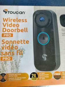 lot 35 image: Toucan Wireless Video Doorbell PRO.