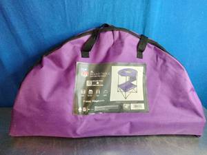 lot 51 image: Minnesota Vikings XL Round Tailgate Table.