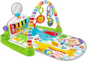 lot 41 image: Fisher-Price Glow and Grow Kick & Play Piano Gym baby playmat.