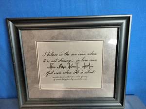 lot 63 image: I Believe in the Sun 24 x 20