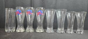 lot 54 image: Set of Beer Glasses Including Planet Hollywood Las Vegas Logo Glasses