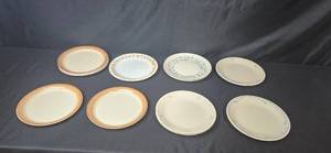 lot 72 image: Assorted Set of Vintage Plates including Corelle and Blue Heaven by Royal China
