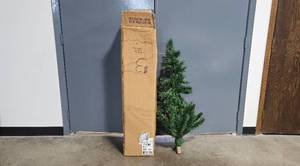 lot 94 image: Artificial Holiday Pine Tree with Original Box