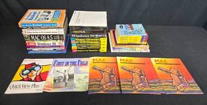 lot 111 image: Collection of Computer Guides, Reference Books, and Magazines Including Windows 98, Mac OS, and More